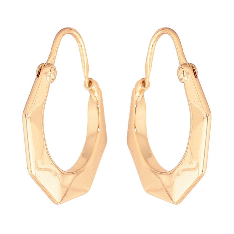 Сережки Xuping колір позолота 18K італійський замок декоративні ø 1.9см фото №1