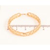 Сережки Xuping колір Позолота 18K колечка "Візерунок ланцюжок" фото №2