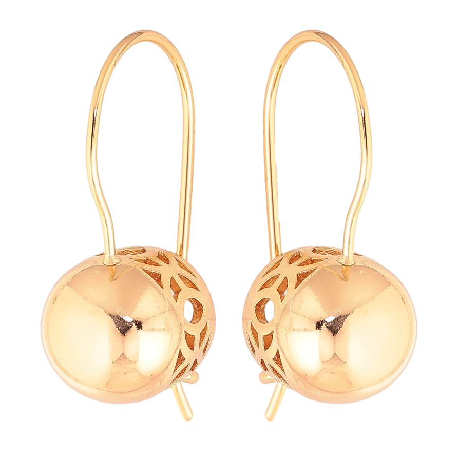 Серьги Xuping цвет Позолота 18K французский замок "Шарики на дужках" фото №1