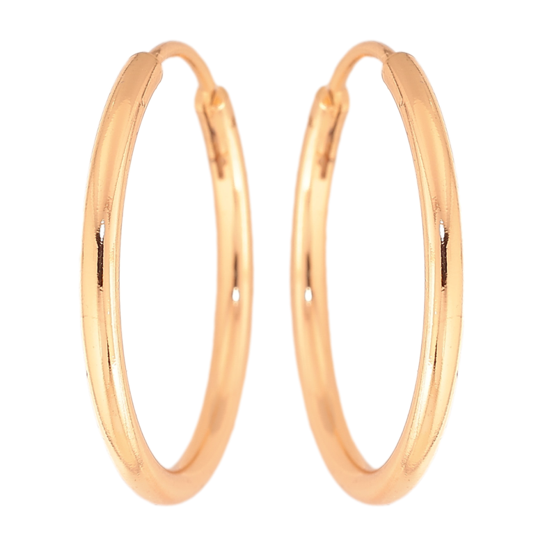 Сережки Xuping колір Позолота 18K кільця (конго) "Класика" ø 2.5мм фото №1 Сережки Xuping колір Позолота 18K кільця (конго) "Класика" ø 2.5мм фото №1