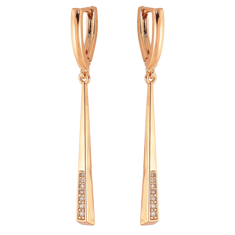 Сережки Xuping колір Позолота 18К підвіски на колечках "Декоративні підвіски з кристалами" фото №1 Сережки Xuping колір Позолота 18К підвіски на колечках "Декоративні підвіски з кристалами" фото №1