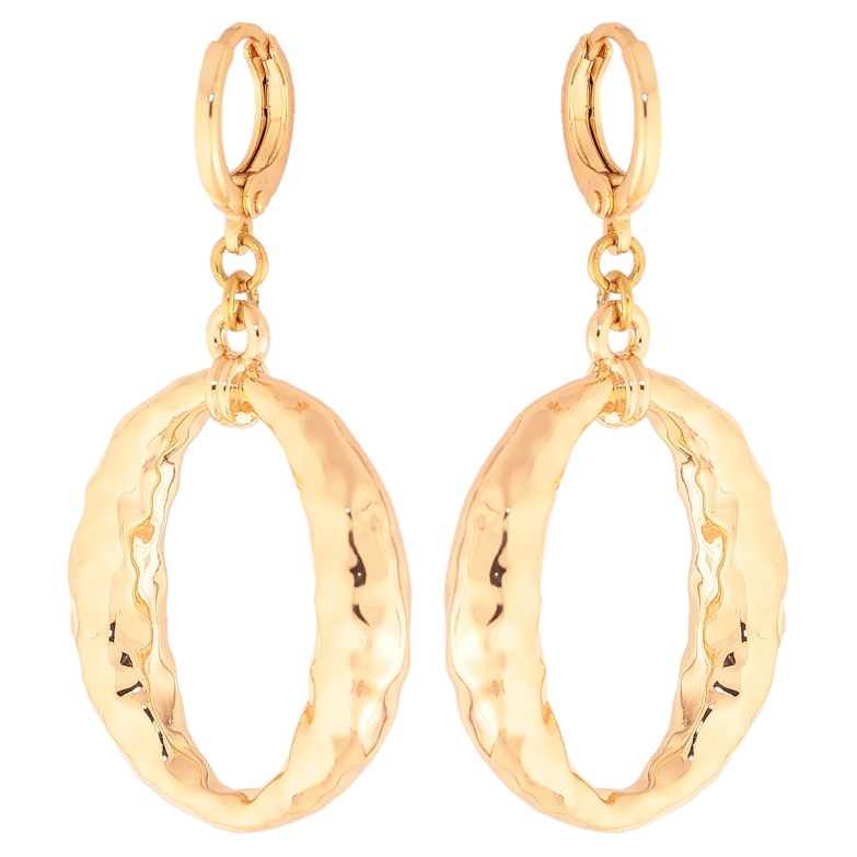 Серьги Xuping цвет Позолота 18K подвески на колечках "Овальные подвески" фото №1 Серьги Xuping цвет Позолота 18K подвески на колечках "Овальные подвески" фото №1