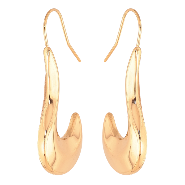 Сережки Xuping колір Позолота 18К французький замок "Декоративні" фото №1 Сережки Xuping колір Позолота 18К французький замок "Декоративні" фото №1