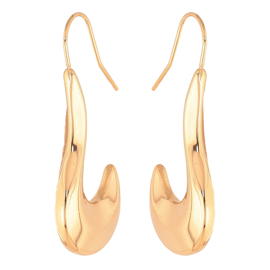 Сережки Xuping колір Позолота 18К французький замок "Декоративні" фото №1 Сережки Xuping колір Позолота 18К французький замок "Декоративні" фото №1