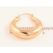 Серьги Xuping цвет Позолота 18K замок-булавка "Объемные кольца" ø 3см фото №2
