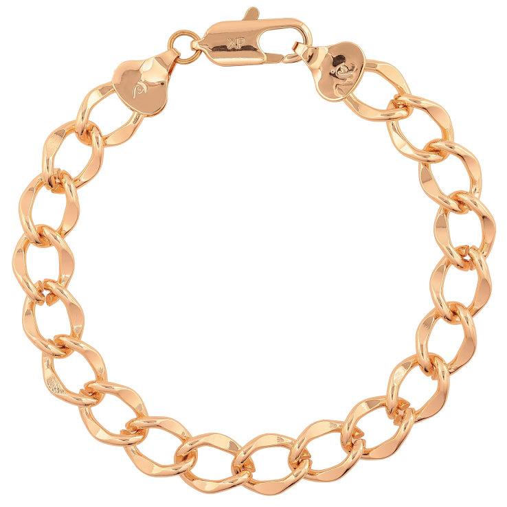 Браслет Xuping M&L цвет 18К "Цепочка Панцирная" длинна 23см х 11мм фото №10