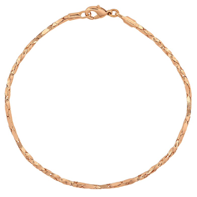 Браслет Xuping M&L колір 18К "Ланцюжок Фантазійний" довжина 20.5см х 2мм фото №1 Браслет Xuping M&L колір 18К "Ланцюжок Фантазійний" довжина 20.5см х 2мм фото №1