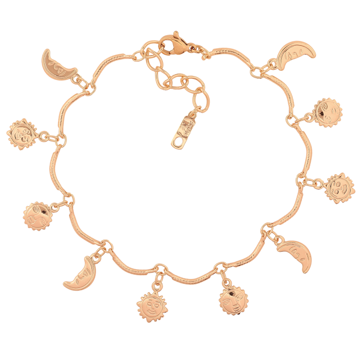 Браслет Xuping M&L цвет 18К "Цепочка с подвесками" длина с доп. цепочкой 18.5-22см х 1.5мм фото №25 Браслет Xuping M&L цвет 18К "Цепочка с подвесками" длина с доп. цепочкой 18.5-22см х 1.5мм фото №25