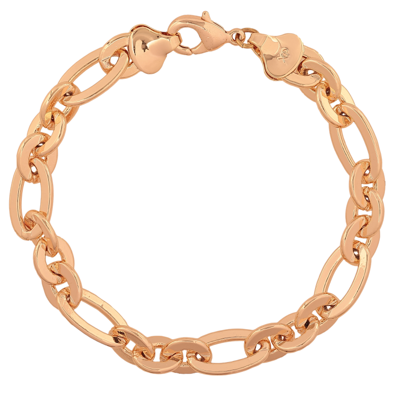 Браслет Xuping M&L цвет 18К "Цепочка Фантазийная" длинна 21см х 8-9мм фото №1