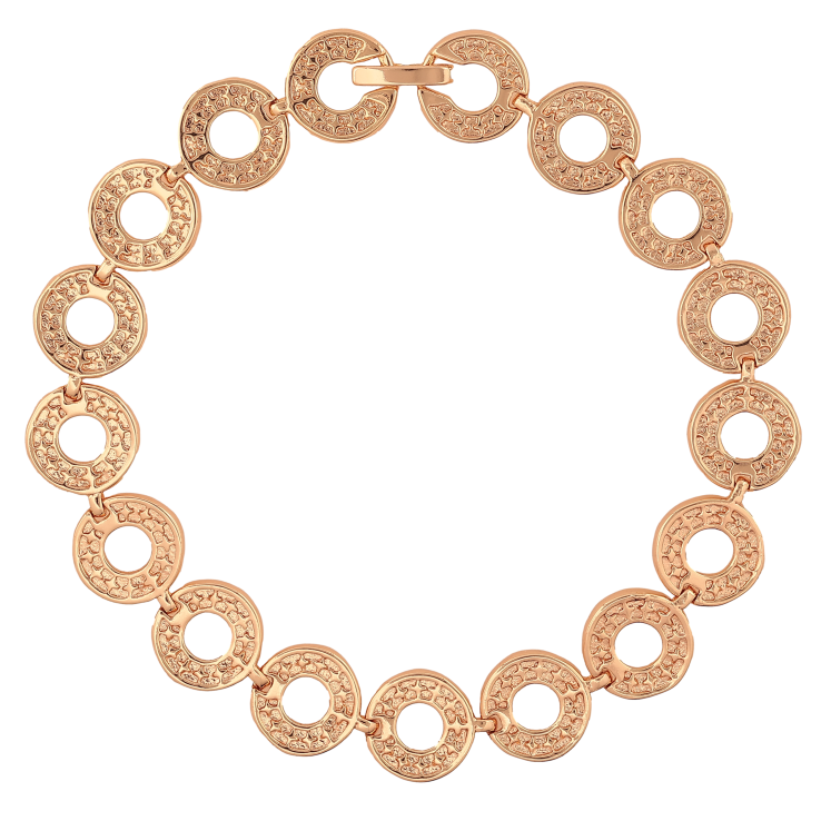 Браслет Xuping M&L цвет 18К "Декоративный узор" длинна 22см х 12мм фото №18