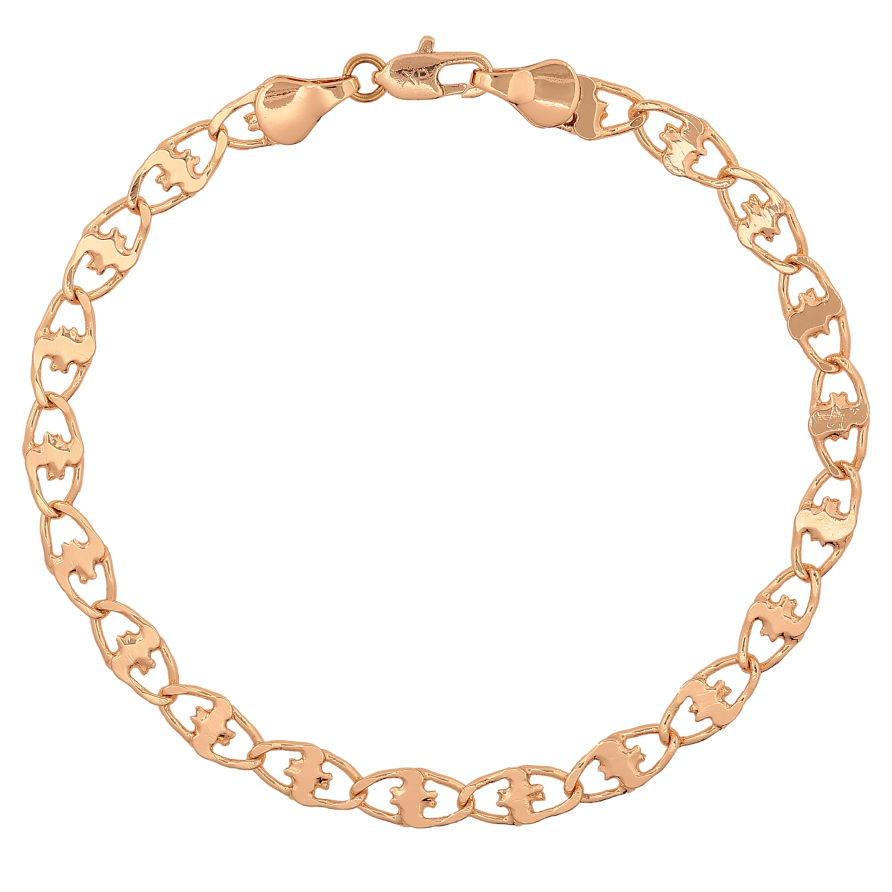 Браслет Xuping M&L цвет 18К "Цепочка Фантазийная" длинна 20см х 5мм фото №1