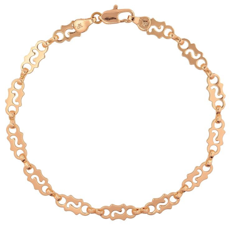 Браслет Xuping M&L цвет 18К "Цепочка Декоративный узор" длинна 21см х 6мм фото №24