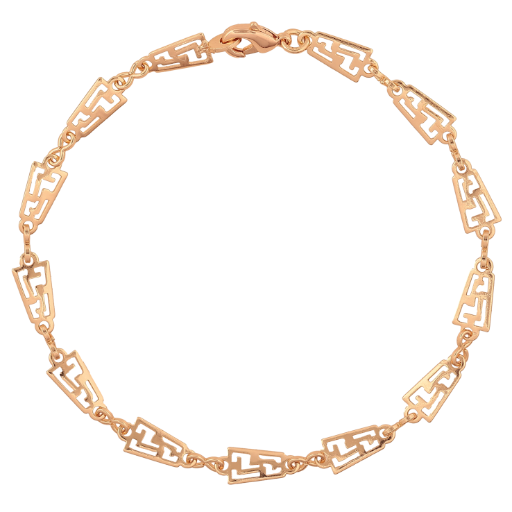 Браслет Xuping M&L цвет 18К "Декоративный узор» длинна 21см х 6мм фото №12