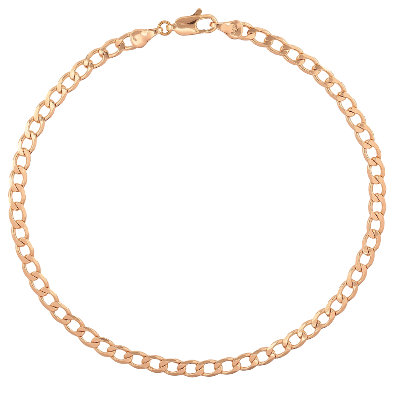 Браслет Xuping M&L цвет 18К на ногу "Цепочка Панцирная" длинна 27см х 4мм фото №1 Браслет Xuping M&L цвет 18К на ногу "Цепочка Панцирная" длинна 27см х 4мм фото №1