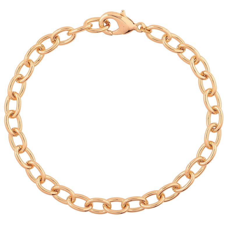 Браслет Xuping M&L цвет 18К "Цепочка Якорная" длинна 20см х 6мм фото №1