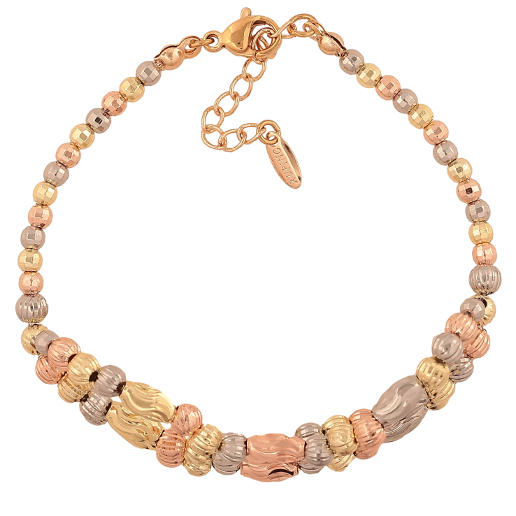 Браслет Xuping M&L цвет 18К+14К+РО+Родий "Узор из бусин" длина с доп. цепочкой 17-20.5см х 3-12мм фото №23 Браслет Xuping M&L цвет 18К+14К+РО+Родий "Узор из бусин" длина с доп. цепочкой 17-20.5см х 3-12мм фото №23