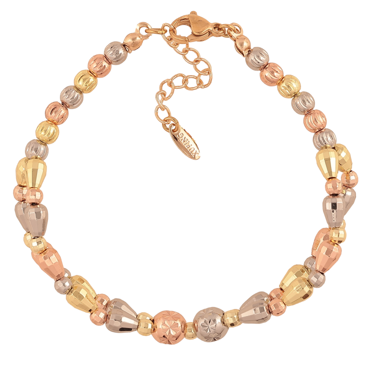 Браслет Xuping M&L цвет 18К+14К+РО+Родий "Узор из бусин" длина с доп. цепочкой 17-20см х 4-8мм фото №21 Браслет Xuping M&L цвет 18К+14К+РО+Родий "Узор из бусин" длина с доп. цепочкой 17-20см х 4-8мм фото №21