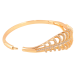 Браслет Xuping цвет Позолота 18K "Декоративный листочек с инкрустацией кристаллами" ø 6см фото №2 Браслет Xuping цвет Позолота 18K "Декоративный листочек с инкрустацией кристаллами" ø 6см фото №2