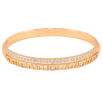 Браслет Xuping цвет Позолота 18K "Декоративный орнамент с вырезами и дорожкой кристаллов" ø 6см фото №2 Браслет Xuping цвет Позолота 18K "Декоративный орнамент с вырезами и дорожкой кристаллов" ø 6см фото №2