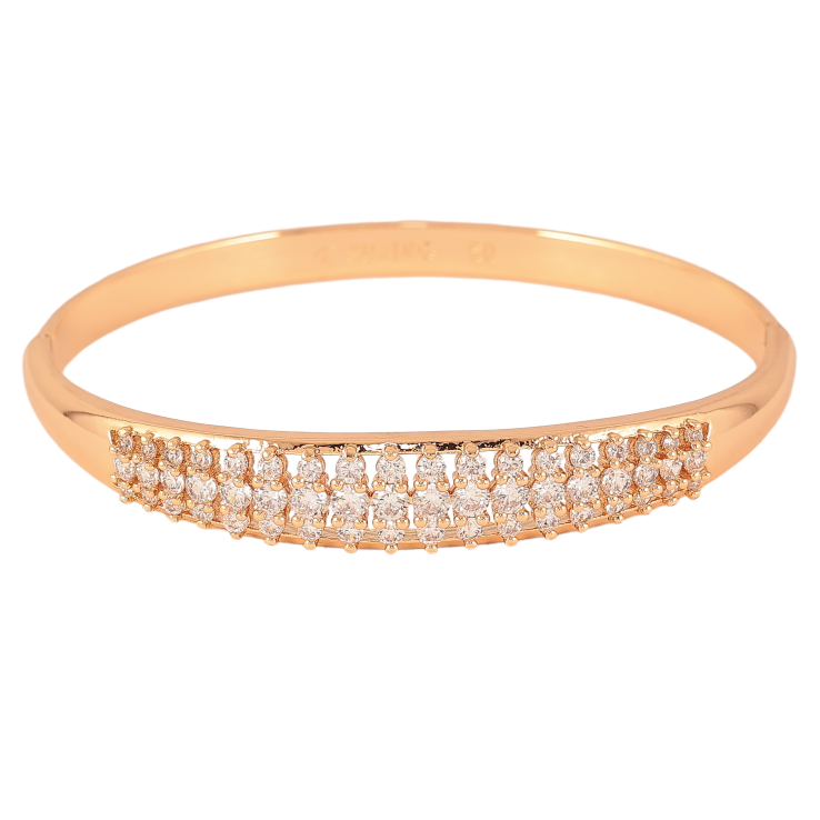 Браслет Xuping Позолота 18K "Інкрустація кристалами" ø 6см фото №20