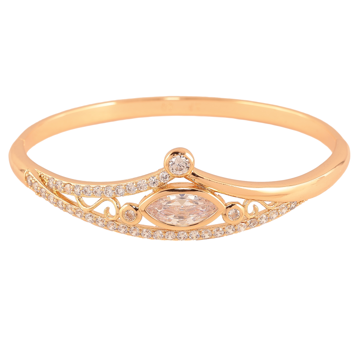 Браслет Xuping колір Позолота 18K "Корона" ø 6см фото №18