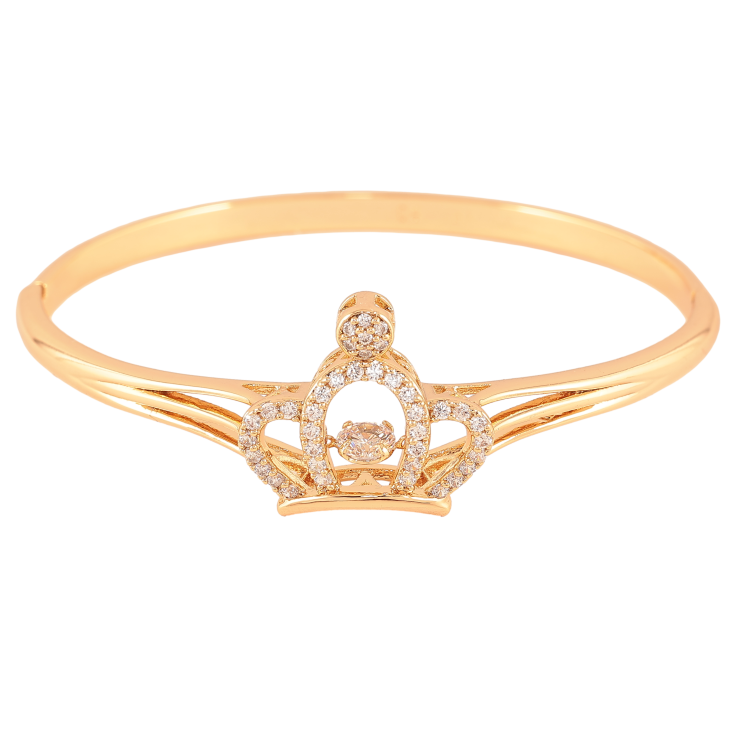 Браслет Xuping колір Позолота 18K "Корона з танцюючим кристалом " ø 6см фото №12 Браслет Xuping колір Позолота 18K "Корона з танцюючим кристалом " ø 6см фото №12