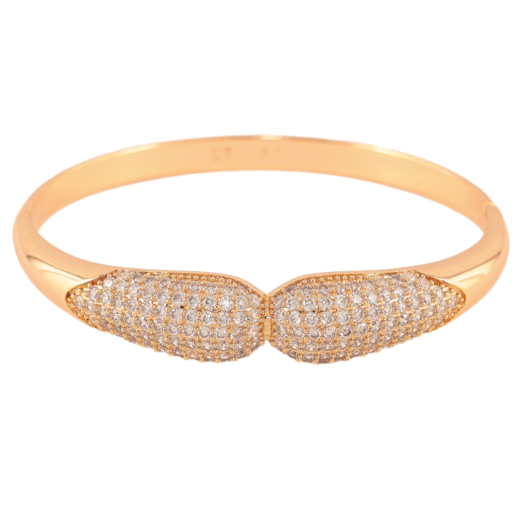 Браслет Xuping колір Позолота 18K "Інкрустація кристалами" ø 6см фото №19