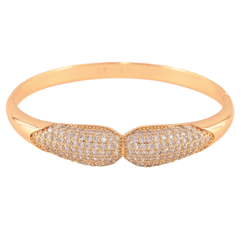 Браслет Xuping колір Позолота 18K "Інкрустація кристалами" ø 6см фото №5 Браслет Xuping колір Позолота 18K "Інкрустація кристалами" ø 6см фото №5