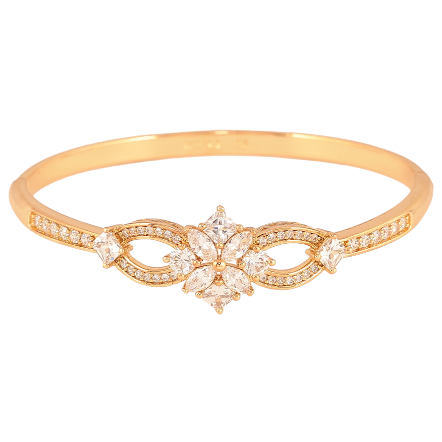 Браслет Xuping цвет Позолота 18K "Воплощение изящества" ø 6,5см фото №1