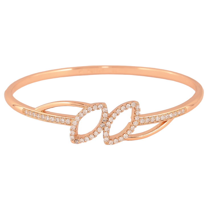 Браслет Xuping колір Позолота РВ "Візерунок з кристалами" ø 6см фото №10 Браслет Xuping колір Позолота РВ "Візерунок з кристалами" ø 6см фото №10