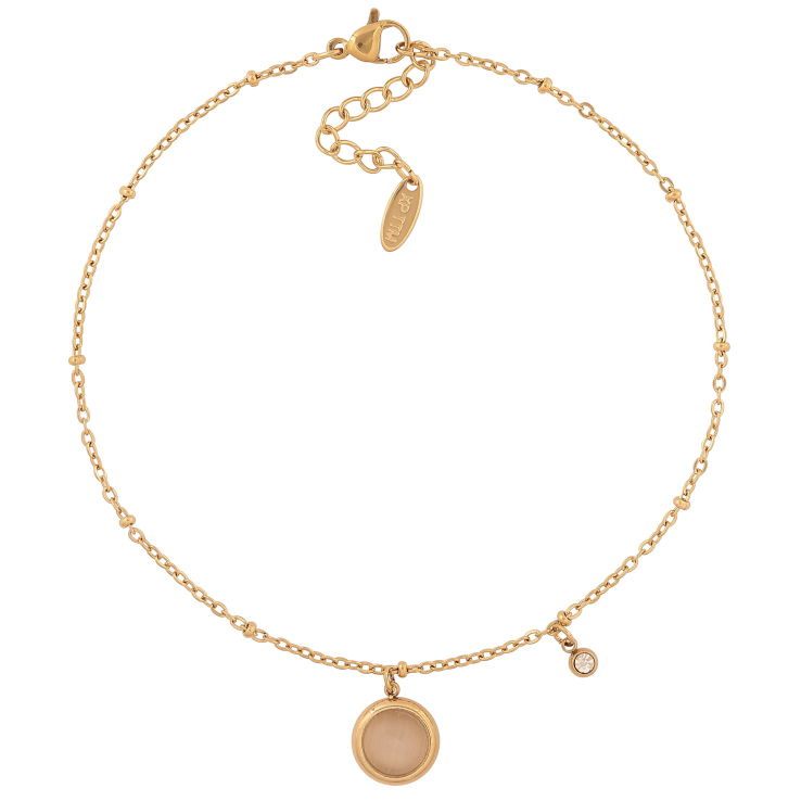 Браслет Xuping ТТМ Stainless Steel колір 14К на ногу "Ланцюжок з підвісками" довжина з дод. ланцюжком 24.5-28см х 2мм фото №22 Браслет Xuping ТТМ Stainless Steel колір 14К на ногу "Ланцюжок з підвісками" довжина з дод. ланцюжком 24.5-28см х 2мм фото №22