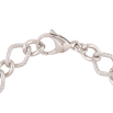 Браслет Xuping ТТМ Stainless Steel цвет Родий "Цепочка Фантазийная" длина 20см х 7-10мм фото №2