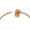 Браслет Xuping цвет Позолота 14K "У стилі Pandora ювелірний шнур з намистинами" довжина 18см х 3мм фото №3 Браслет Xuping цвет Позолота 14K "У стилі Pandora ювелірний шнур з намистинами" довжина 18см х 3мм фото №3