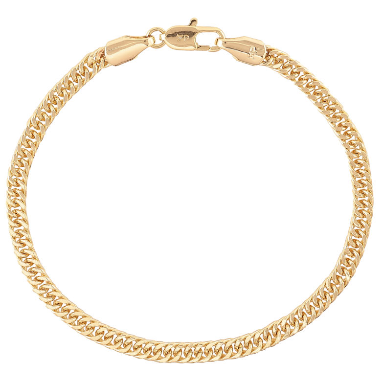 Браслет Xuping цвет Позолота 14K "Цепочка плетение Кобра" размер 19.5см х 4мм фото №1 Браслет Xuping цвет Позолота 14K "Цепочка плетение Кобра" размер 19.5см х 4мм фото №1