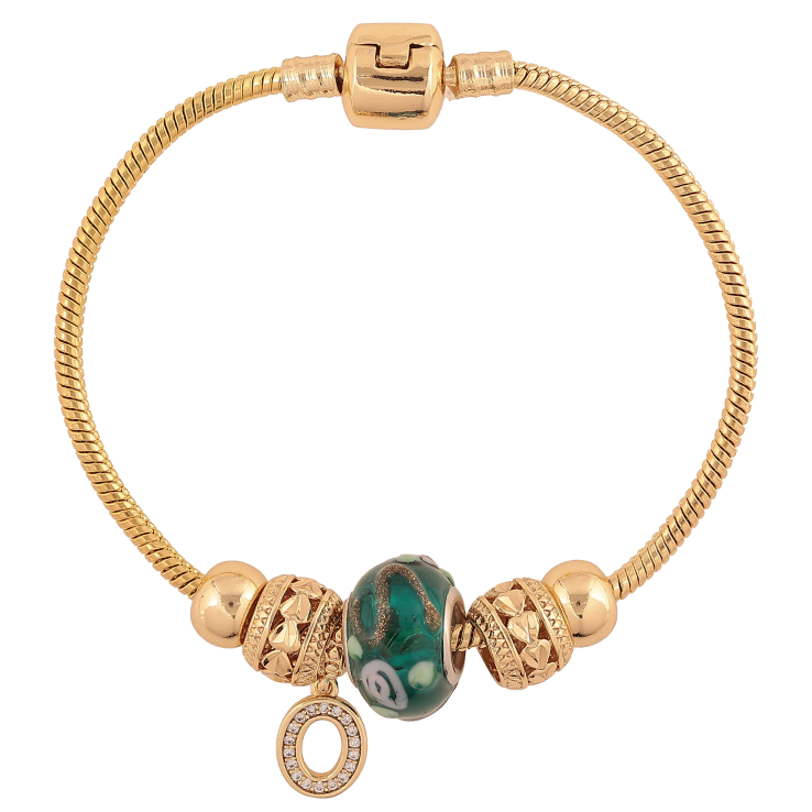 Браслет Xuping колір Позолота 14K "У стилі Pandora ювелірний шнур з бусинами" довжина 18см х 3мм фото №3 Браслет Xuping колір Позолота 14K "У стилі Pandora ювелірний шнур з бусинами" довжина 18см х 3мм фото №3