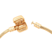 Браслет Xuping колір Позолота 14K "У стилі Pandora ювелірний шнур з бусинами" довжина 17.5см х 3мм фото №2 Браслет Xuping колір Позолота 14K "У стилі Pandora ювелірний шнур з бусинами" довжина 17.5см х 3мм фото №2