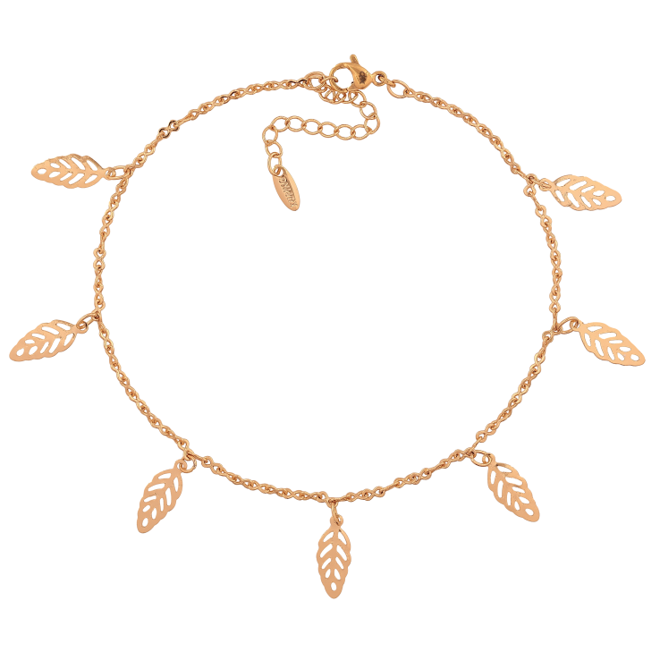 Браслет Xuping цвет Позолота 18K на ногу "Цепочка с подвесками" размер с доп.цепочкой 22-27см х 2мм фото №19