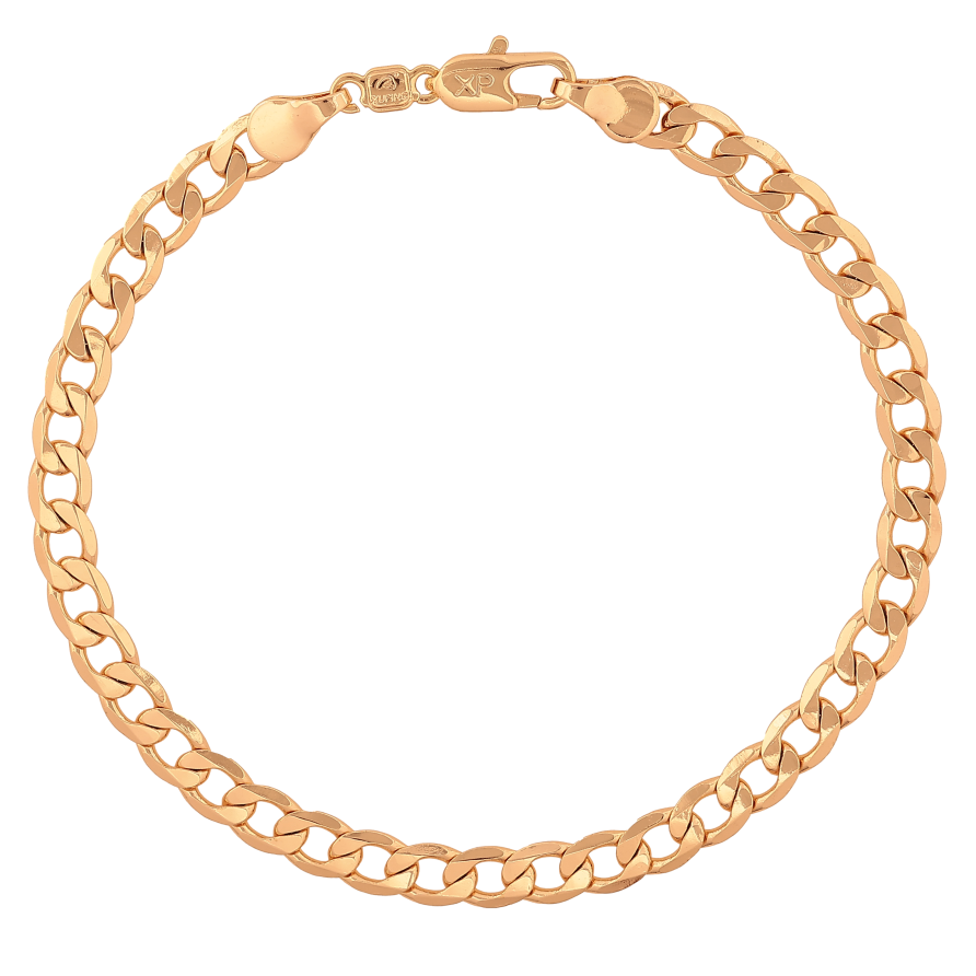 Браслет Xuping цвет Позолота 18K "Цепочка Панцирная" длина 21см х 5мм фото №1 Браслет Xuping цвет Позолота 18K "Цепочка Панцирная" длина 21см х 5мм фото №1