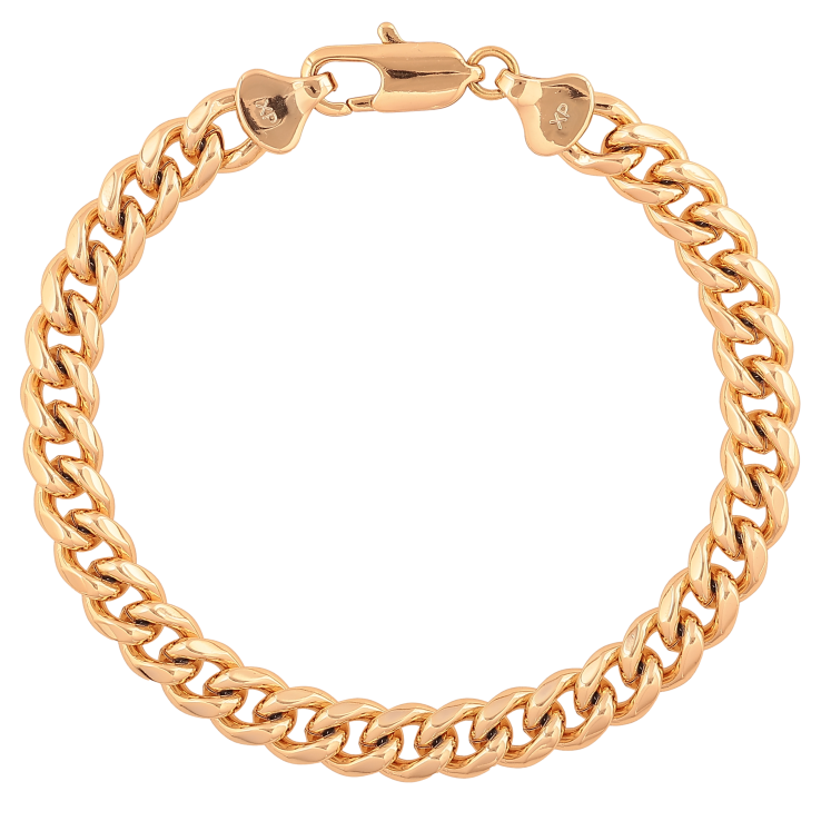 Браслет Xuping цвет Позолота 18K "Цепочка Панцирная" размер 20см х 7мм фото №9