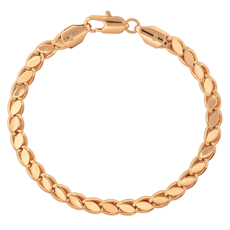 Браслет Xuping колір Позолота 18К "Декоративний візерунок" розмір 19.5см х 5мм фото №3