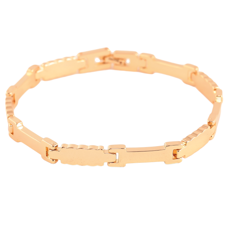 Браслет Xuping цвет Позолота 18K "Декоративный узор" размер 20см х 4-6мм фото №2