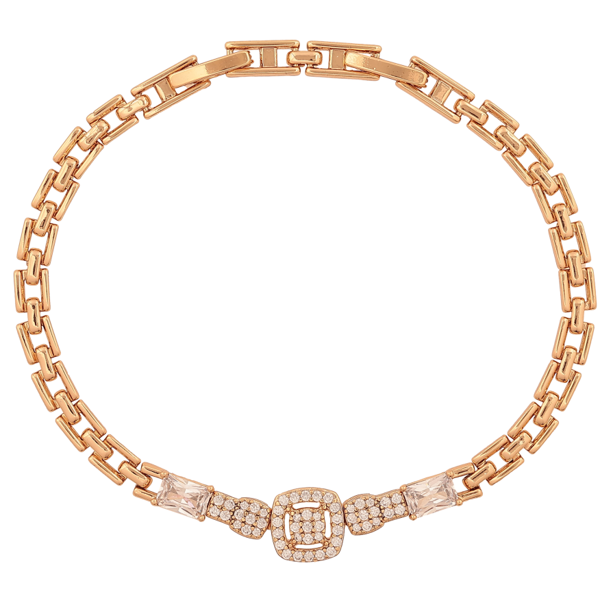 Браслет Xuping колір Позолота 18K "Візерунок з кристалами" розмір з дод. замком 18,20см х 4-9мм фото №1 Браслет Xuping колір Позолота 18K "Візерунок з кристалами" розмір з дод. замком 18,20см х 4-9мм фото №1