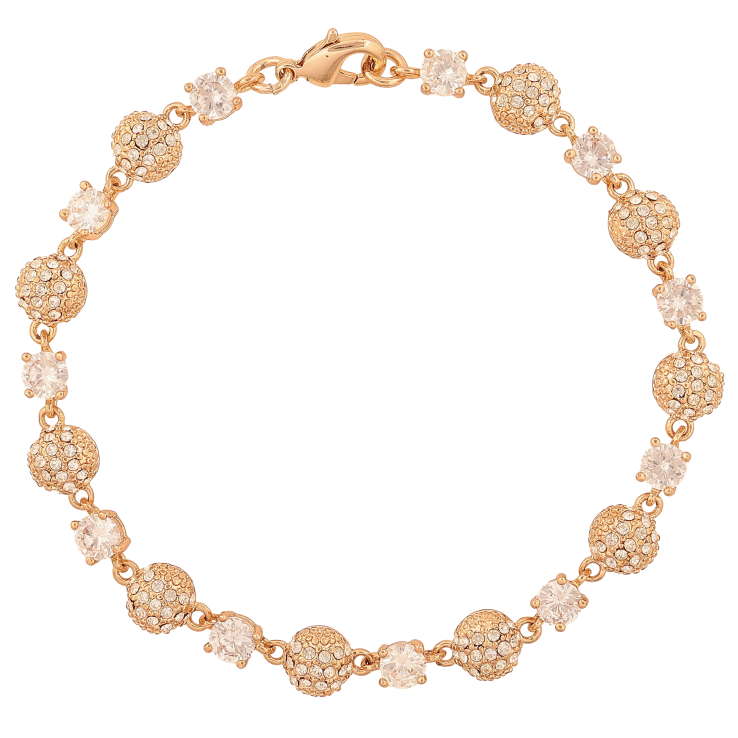 Браслет Xuping цвет Позолота 18K "Кристальный блеск" длина 21см х 5-7мм фото №9 Браслет Xuping цвет Позолота 18K "Кристальный блеск" длина 21см х 5-7мм фото №9