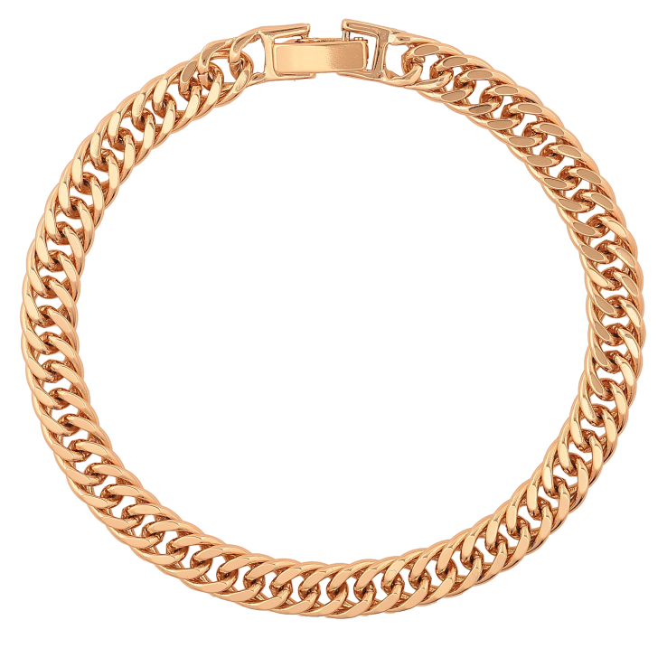 Браслет Xuping колір Позолота 18K "Ланцюжок Кобра" розмір 19см х 6мм фото №5 Браслет Xuping колір Позолота 18K "Ланцюжок Кобра" розмір 19см х 6мм фото №5