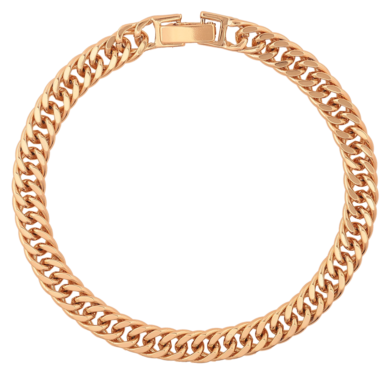 Браслет Xuping колір Позолота 18K "Ланцюжок Кобра" розмір 19см х 6мм фото №1