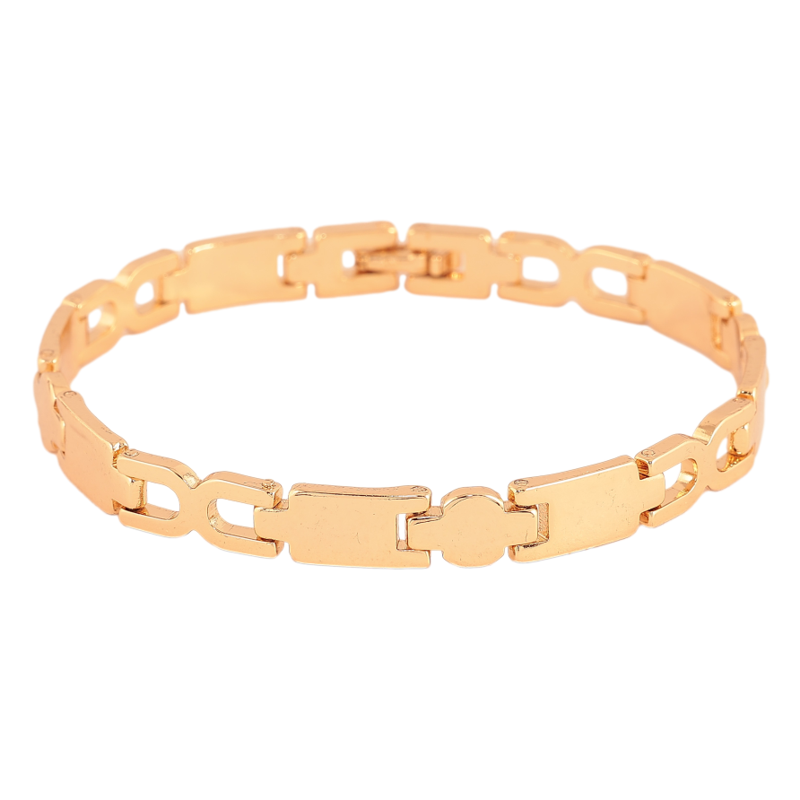 Браслет Xuping цвет Позолота 18K "Декоративный узор" размер 19см х 7мм фото №1