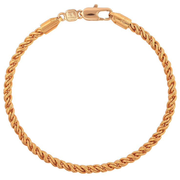Браслет Xuping цвет Позолота 18K "Цепочка Фантазийная" размер 21.5см х 4мм фото №22