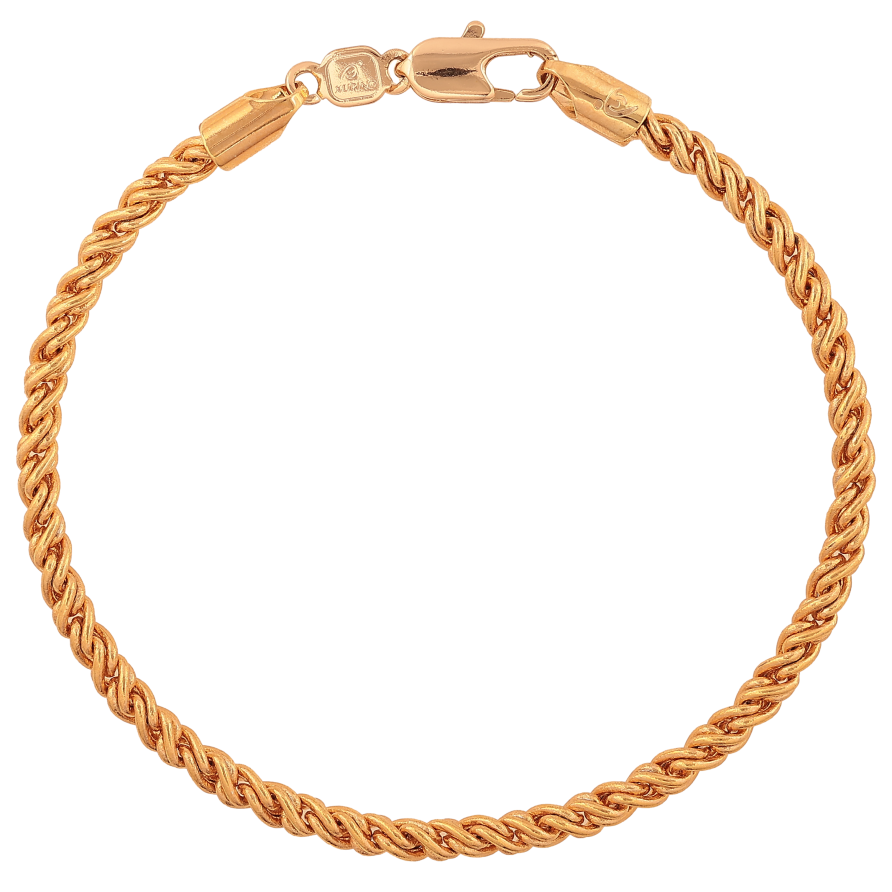 Браслет Xuping цвет Позолота 18K "Цепочка Фантазийная" размер 21.5см х 4мм фото №1