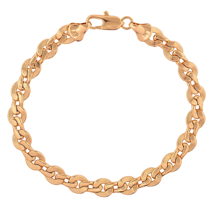 Браслет Xuping цвет Позолота 18K "Цепочка Фантазийная" размер 20.5см х 3-7мм фото №12