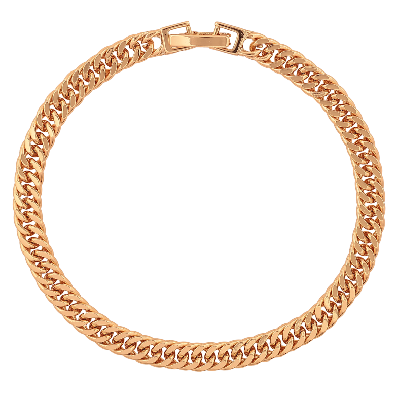 Браслет Xuping колір Позолота 18К "Ланцюжок Кобра" розмір 18см х 5мм фото №1